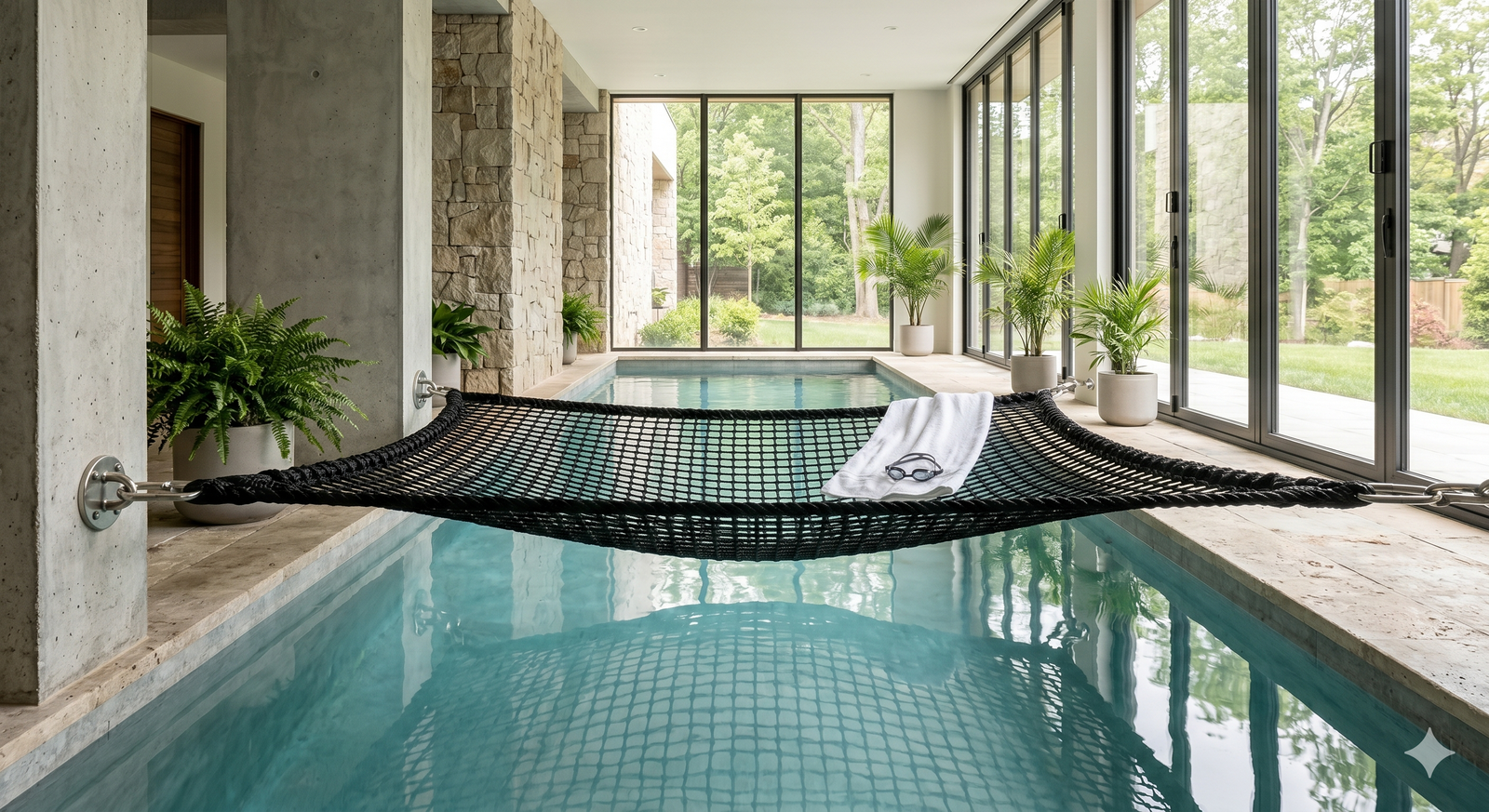 Submerged Pool Nook Netting